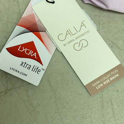 Calia Womens Keyhole Low Rise Bottom bikini Solid Lavender Sky WSA21401