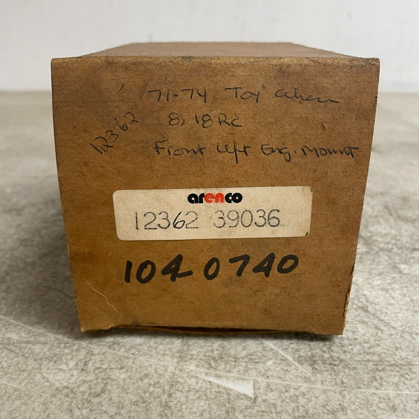 Beck/Arnley 104-0740 Rear Transmission Mount 91-94 Nissan Sentra NX M/T