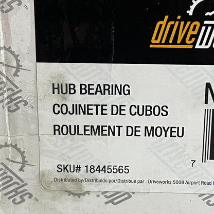 DriveWorks NT512237 Rear Wheel Hub & Bearing Assembly Steel Sealed OE Replacemnt