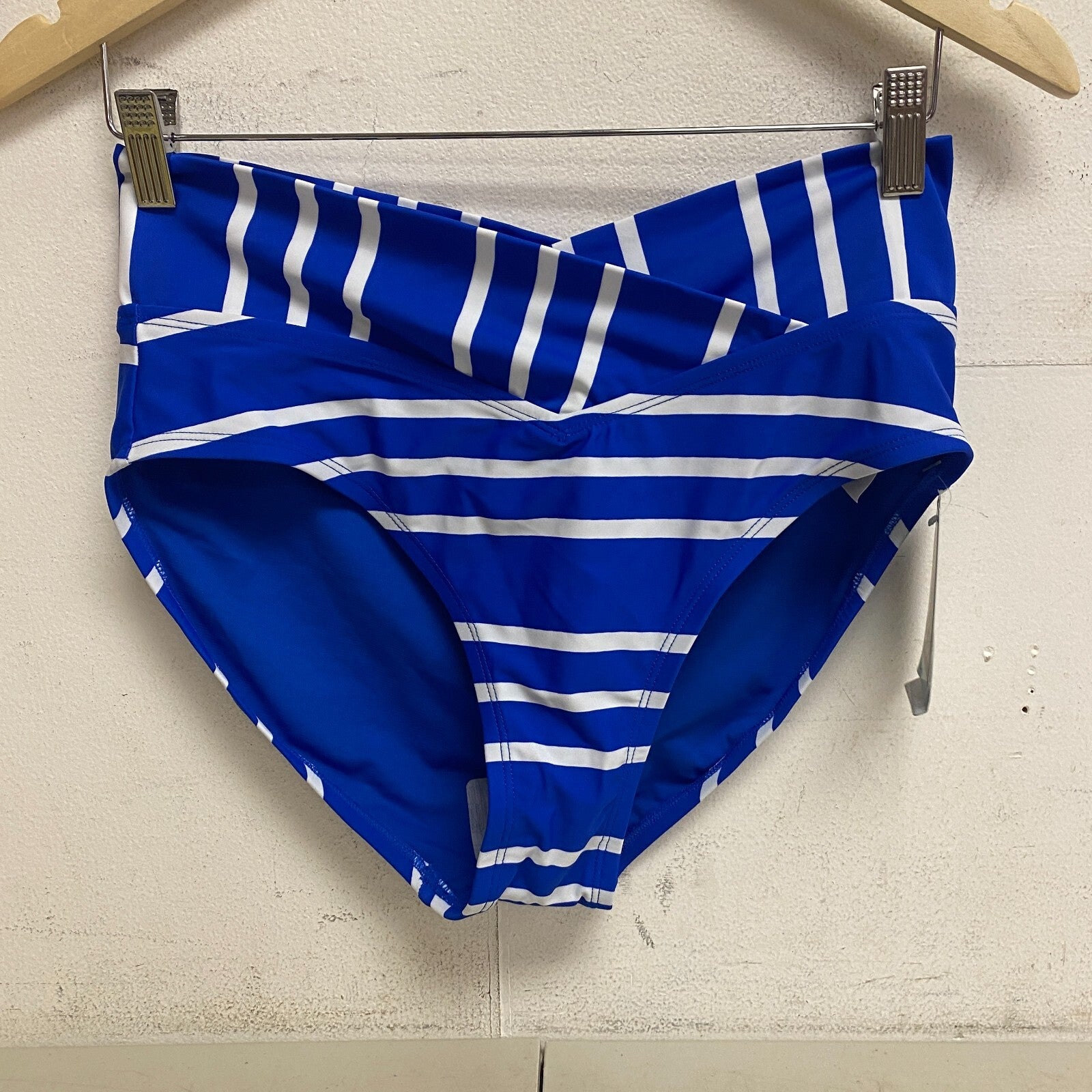 DSG Women's WOS V High Waist Bottom Speed Blue Striped White DSW2804PRTZ