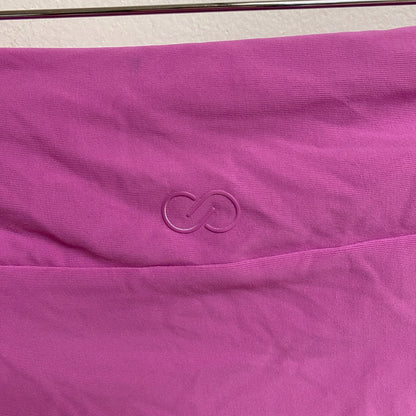 Calia Mid Rise Wide Band Swim Bottoms Geranium Purple Solid WSA20406