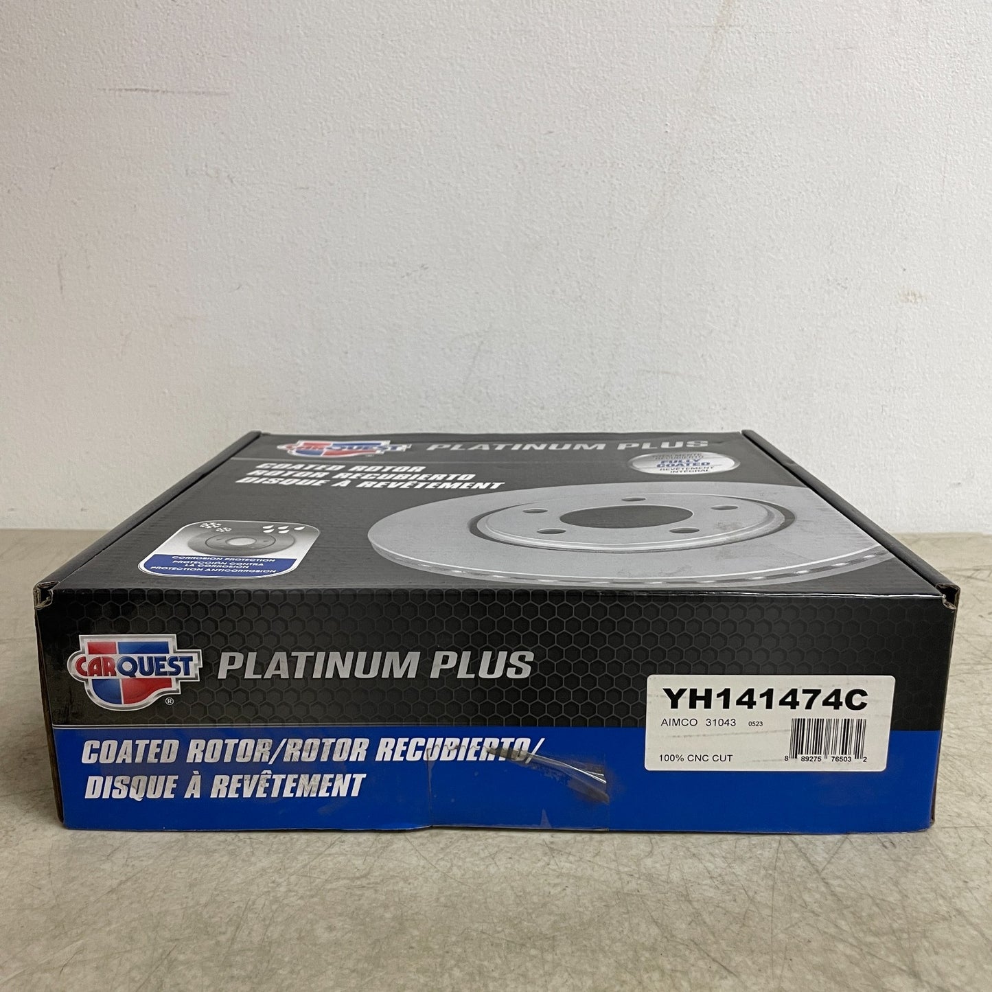 Carquest YH141474C Rear Brake Rotor Coated Fit Subaru & Saab