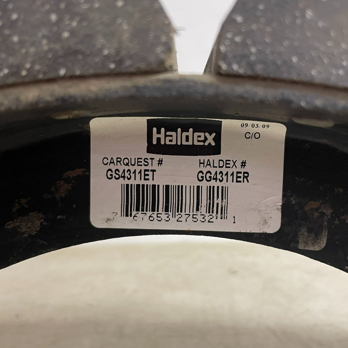 Haldex Relined Drum Brake Shoe Assembly 16.5"x7" S-Cam GG4311ER