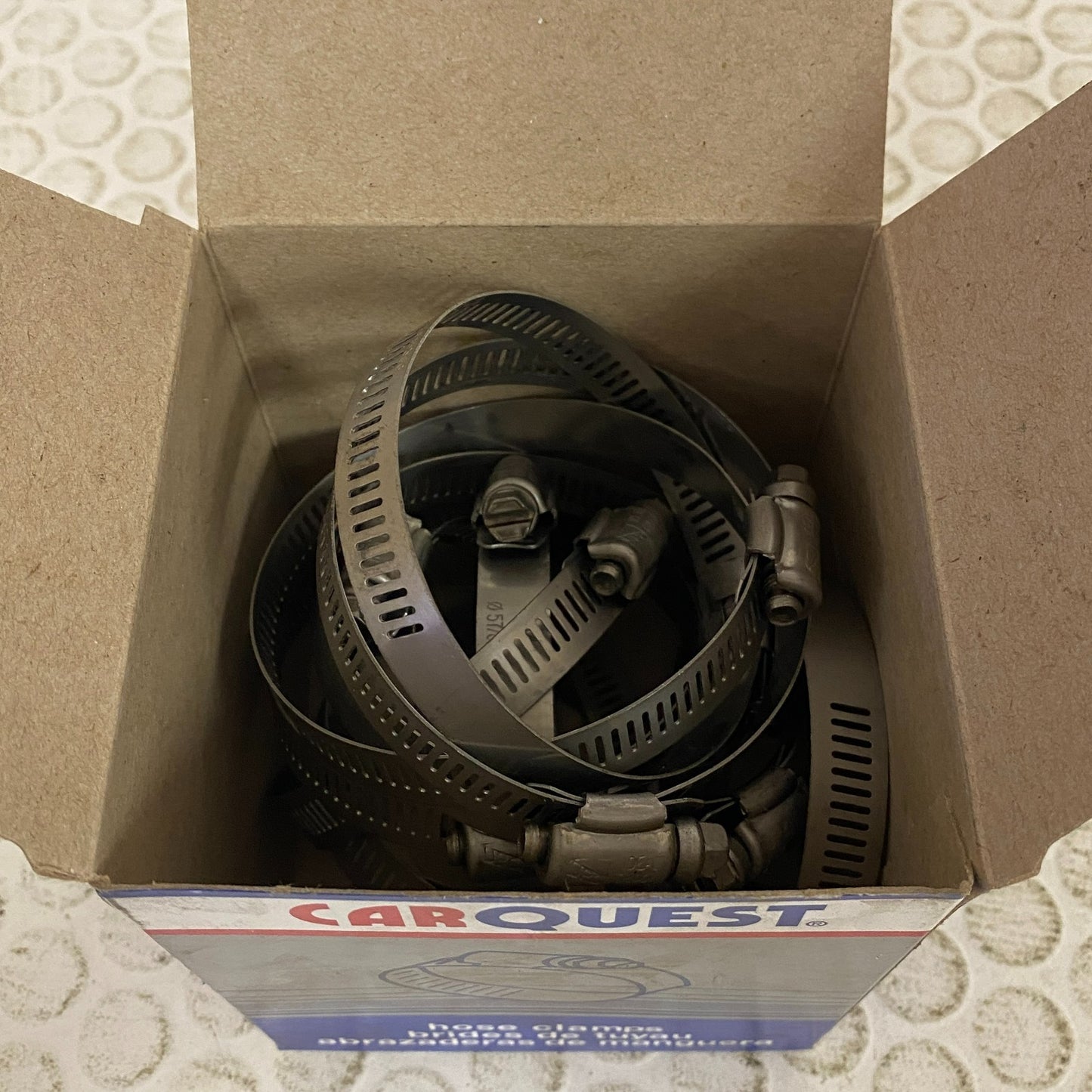 Carquest Stainless Steel Worm‑Gear 10 Hose Clamp 2¼″–3¾″ Model 6744‑5