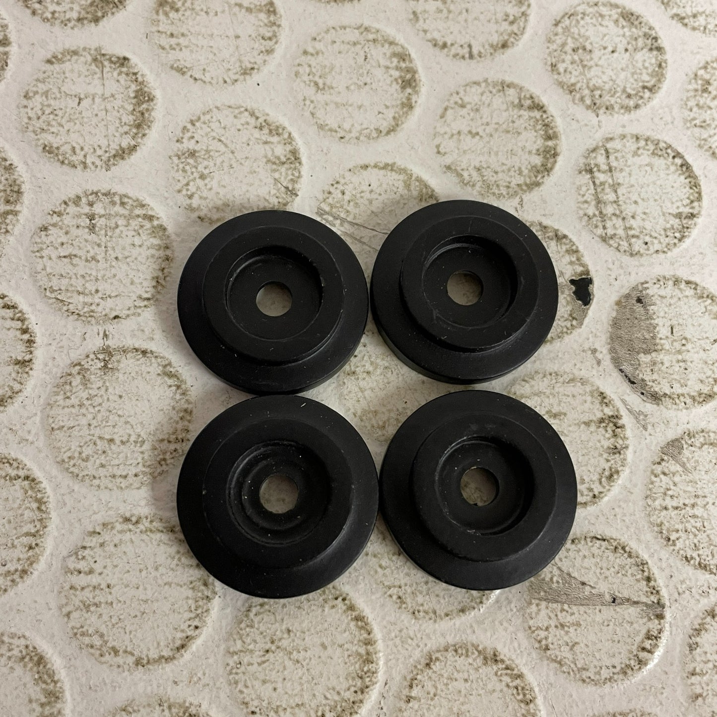 Signature Hardware Colmar 1¼″ Solid Brass Cabinet Knob Black, 4 PACK - 953576