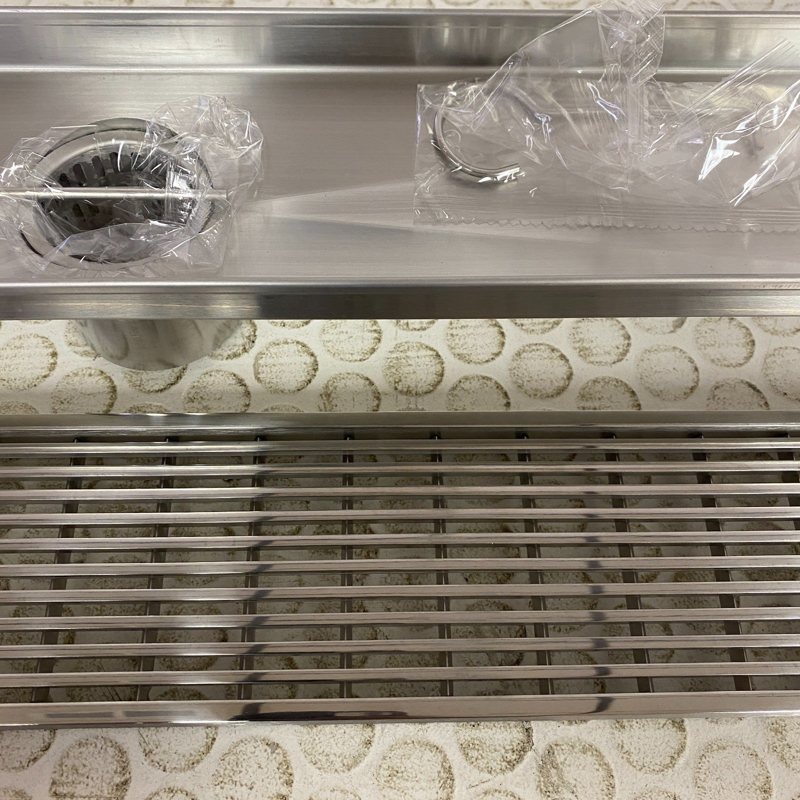 Signature Hardware 24" Carmen Linear Shower Drain Polished Stainless Steel