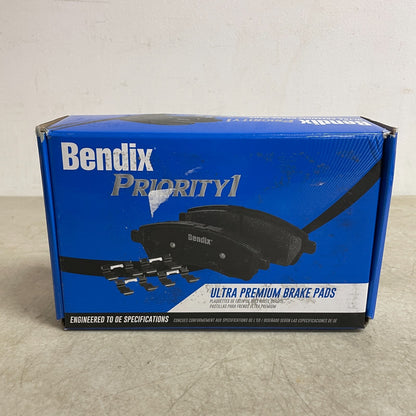 Bendix CFC1586 Priority One Ceramic Front Brake Pads Copper-Free Disc Brake Set