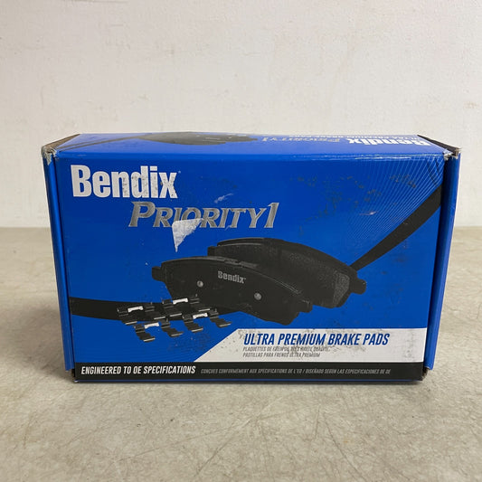 Bendix CFC1586 Priority One Ceramic Front Brake Pads Copper-Free Disc Brake Set