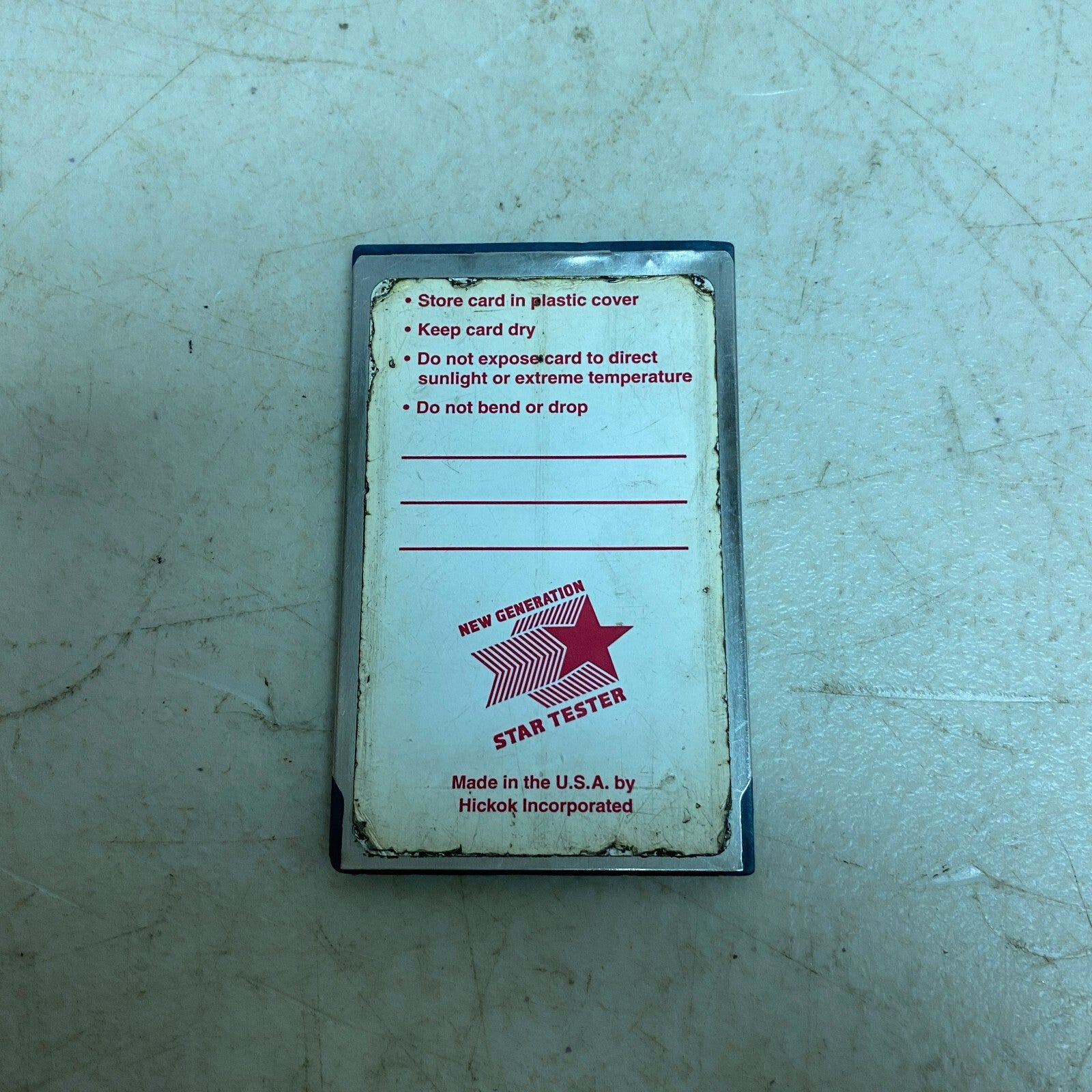 Ford NGS Diagnostic Card Made in USA  , #789-1CP