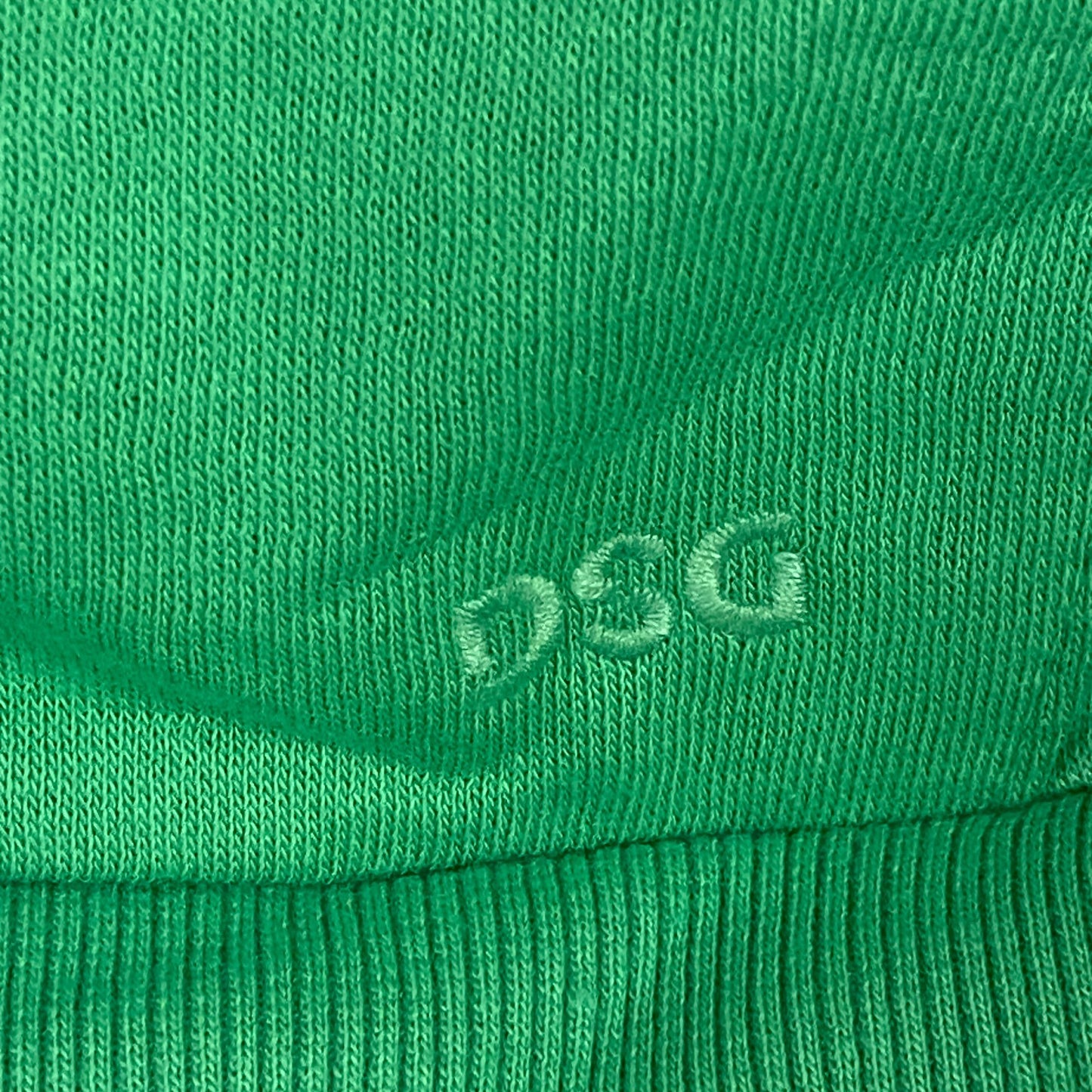 DSG Womenâs Favorite Fleece Short Sleeve Zip Hoodie Slime Green DAW13410