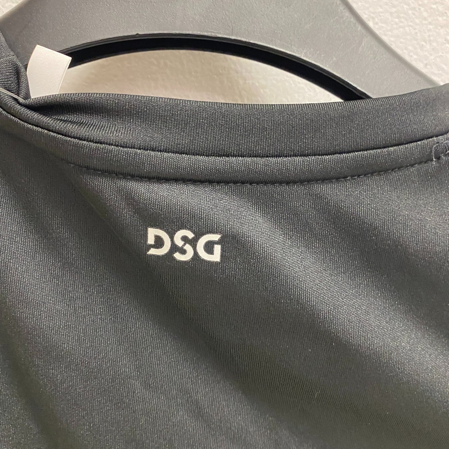 DSG Girl's Crew Neck Graphic Tee Pure Black Peace Softball DAG11100 Trendy Youth