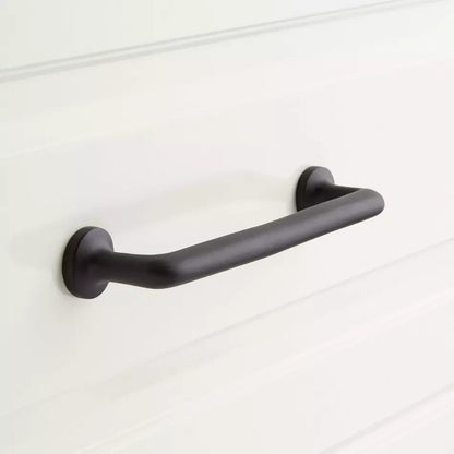 Signature Hardware 3" Belfast Solid Brass Cabinet Pull Matte Black
