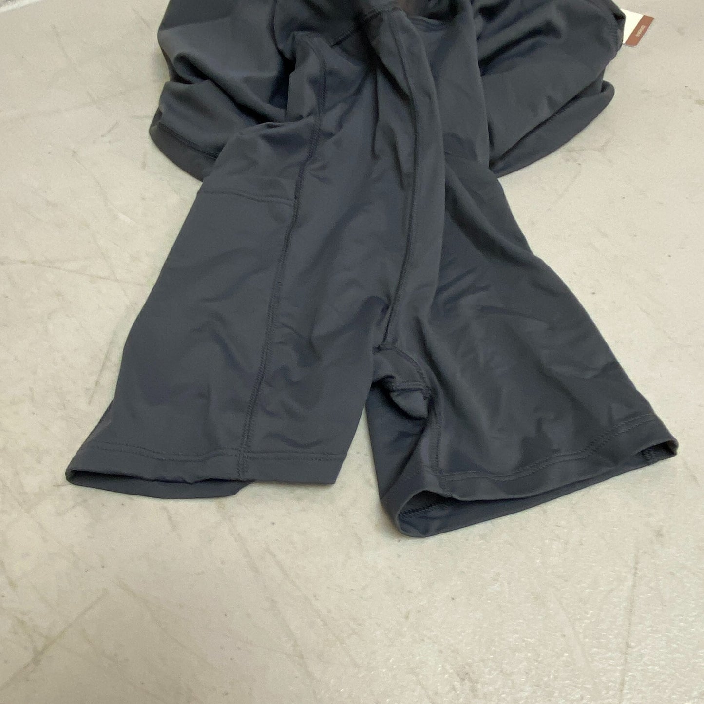 Calia Womens Energized Exercise Dress Carbon Grey Sleeveless Solid WAX15035