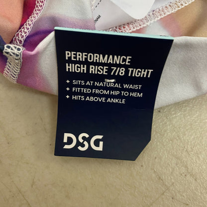 DSG Girls Performance Crossover Waist 7/8 Tight PRT Melty Warm Ankle DAG12101PRT