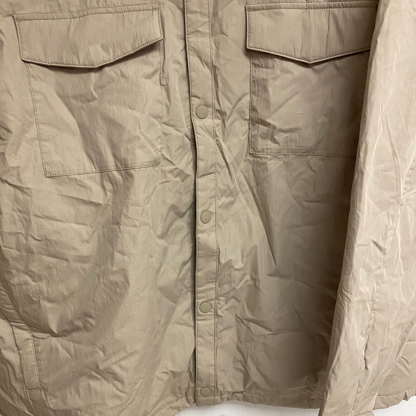 ALPINE DESIGN AD M ELEGANT HILLTOP VIEW SHIRT JACKT LIGHT BEIGE ADM23609 NEW!