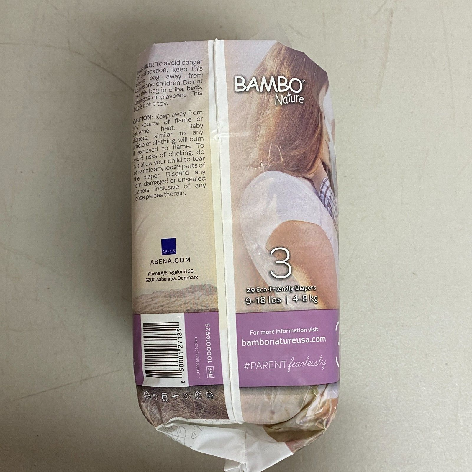 Bambo Nature Baby Baby Diaper Size 3 9 to 18 lbs. 1000016925 29 Ct