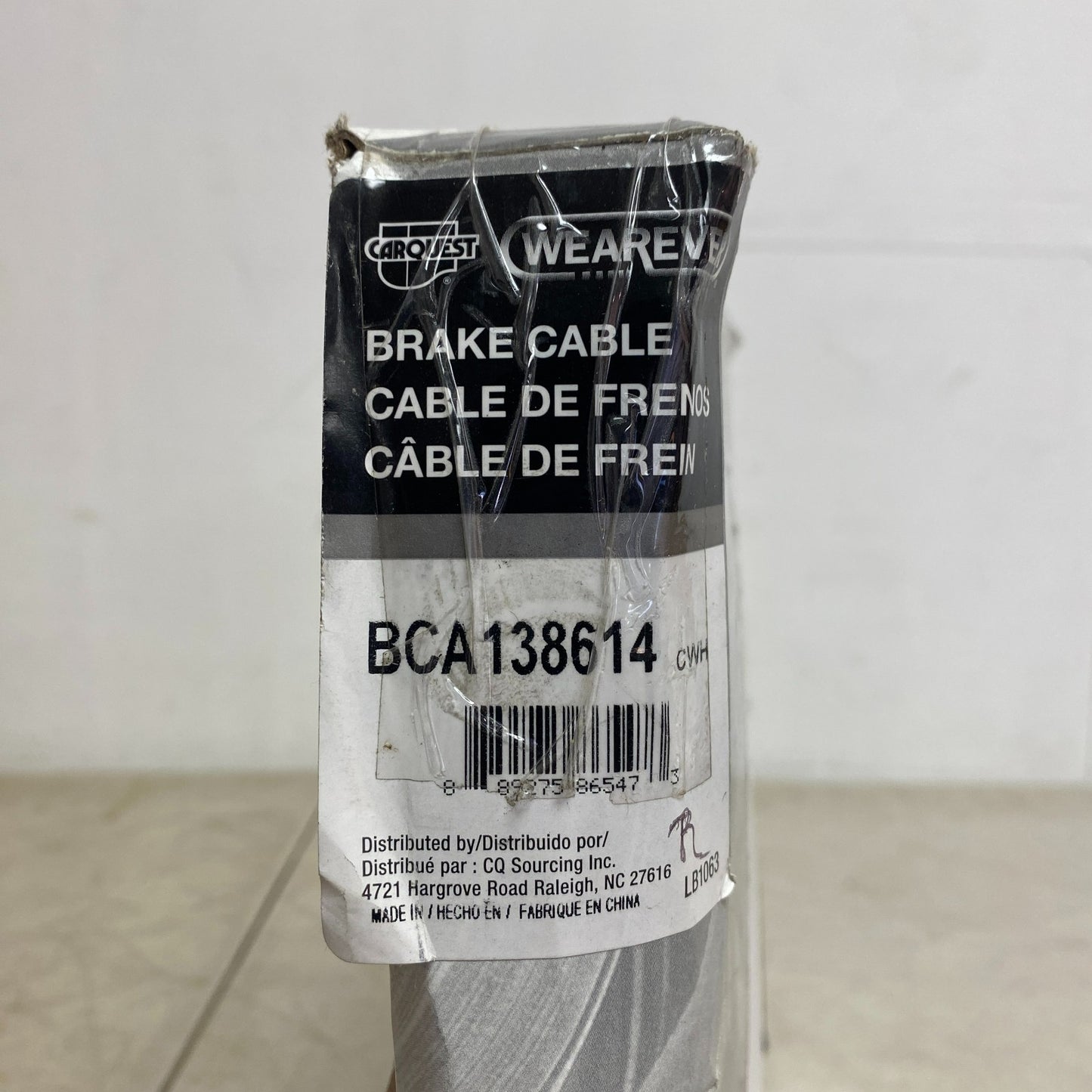 CARQUEST Wearever Parking Brake Cable Black 74.4″ Fit BCA138614