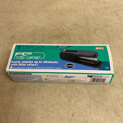 MAX HD-50DF TWIN LEVER FLAT CLINCH STAPLER FOR 2X2 COIN USA NEW FOR FLAT STAPLER