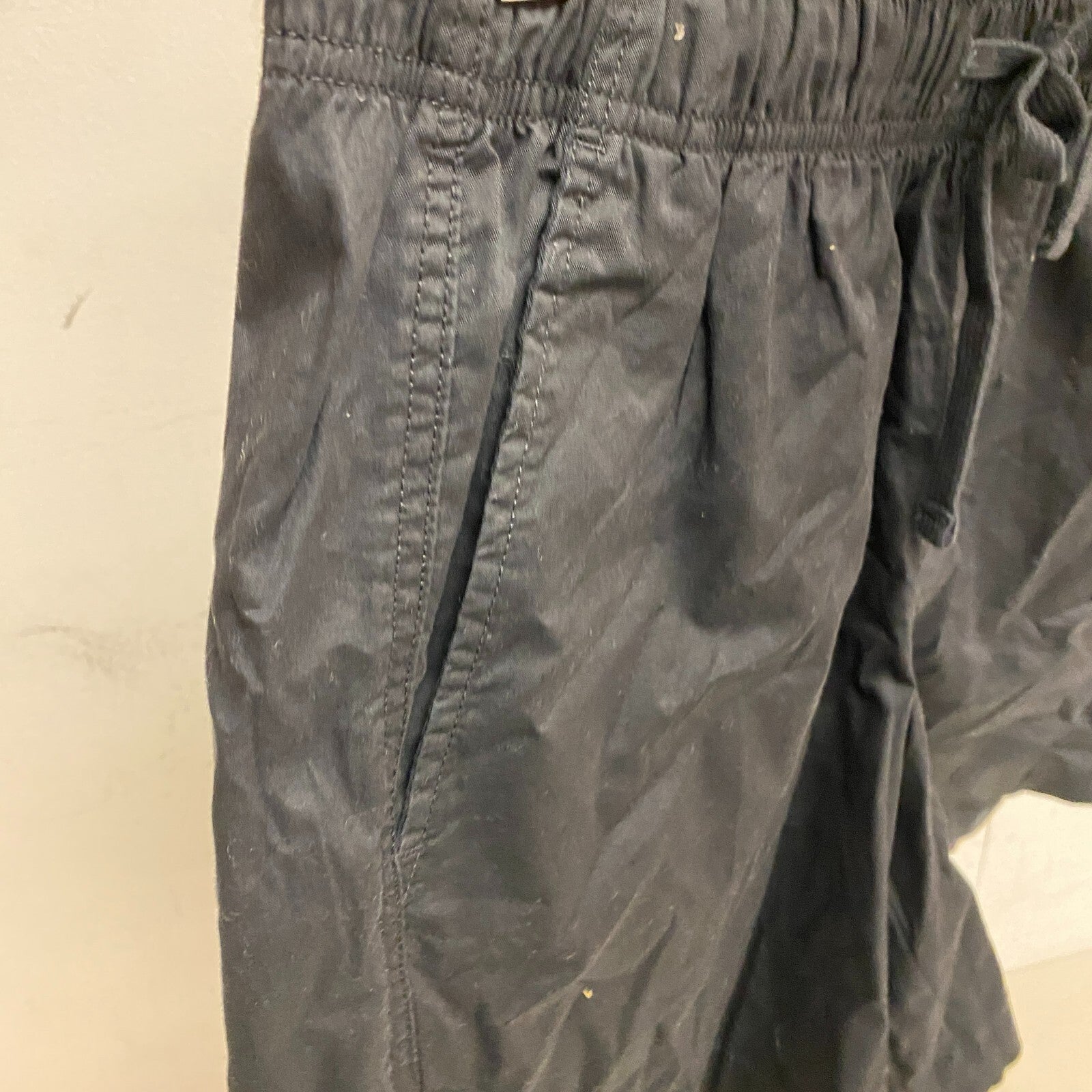 DSG 6" Men's Casual Cotton Short Pure Black Solid  DAM13135