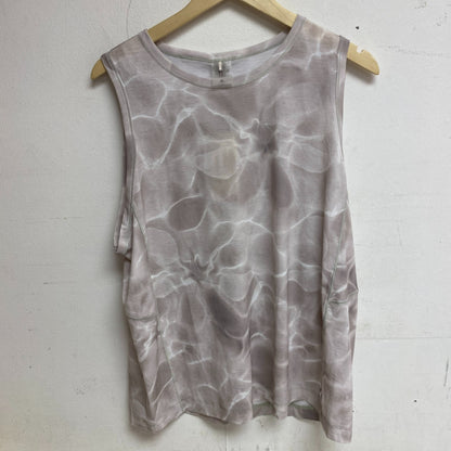 Calia Womens Split Back Muscle Tank Aquatic Neutral Sleeveless WAX11223PRT