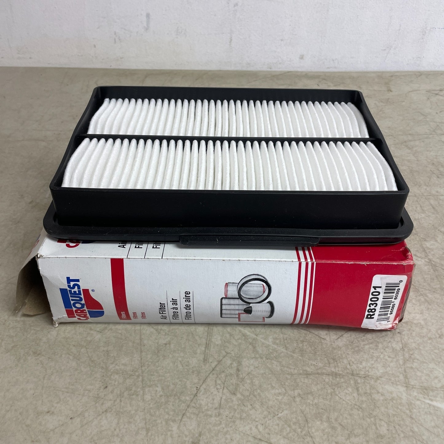 Carquest R83001 Engine Air Filter Replaces 16546-EG000 WIX 49001