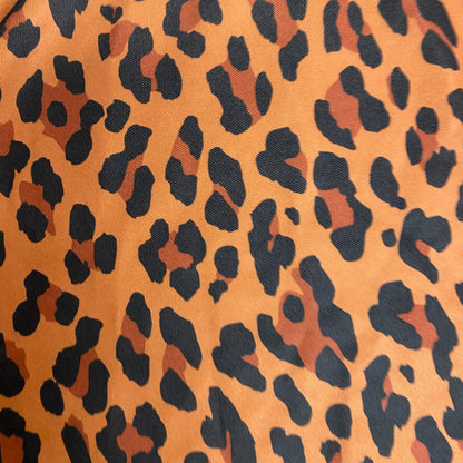 Lady Hagen Womens Polyester Pique Sleeveless Polo Classic Leapord Hazel WGH31007