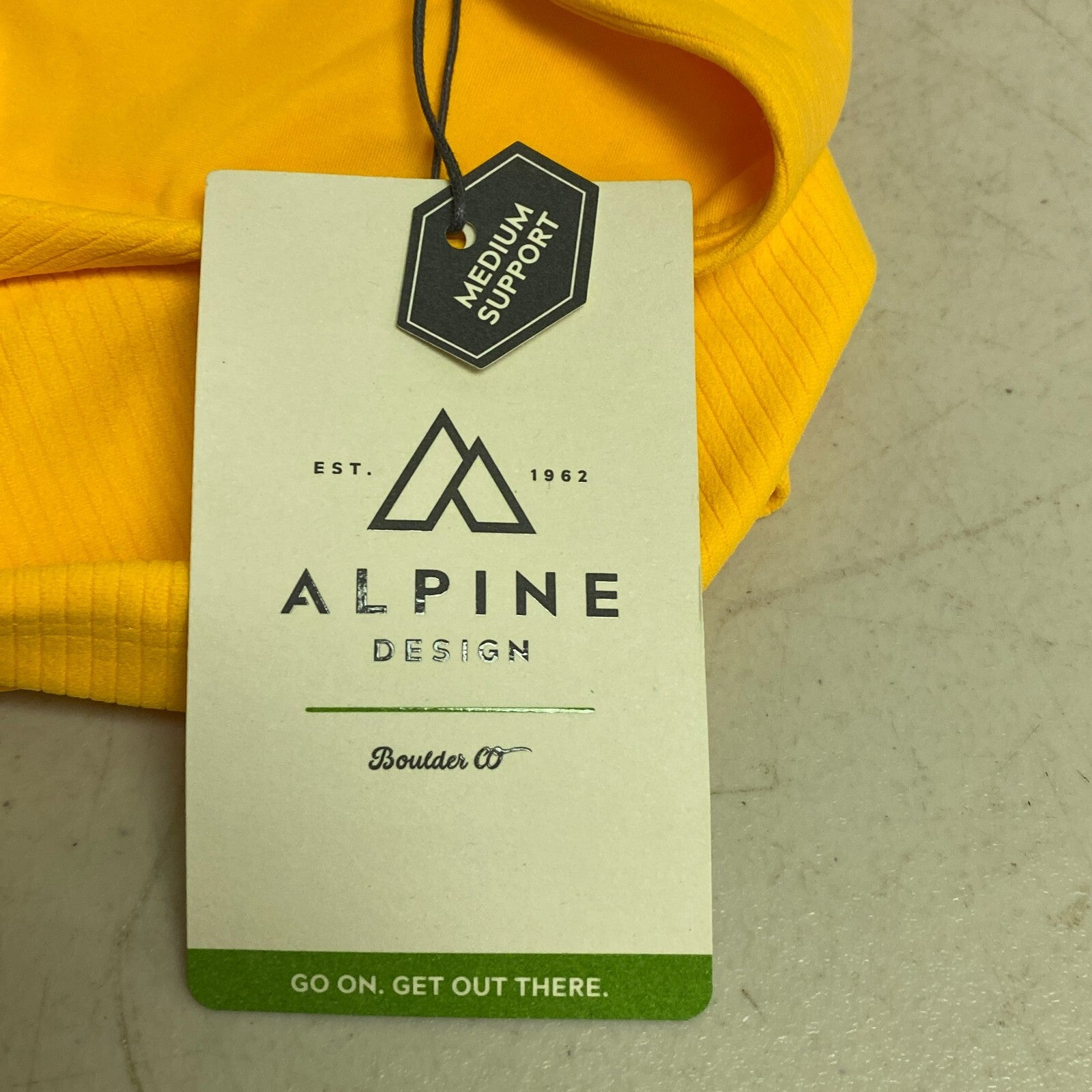 Alpine Design Women's Ribbed Cropped Tank Top Orange Sleeveless ADW12103A