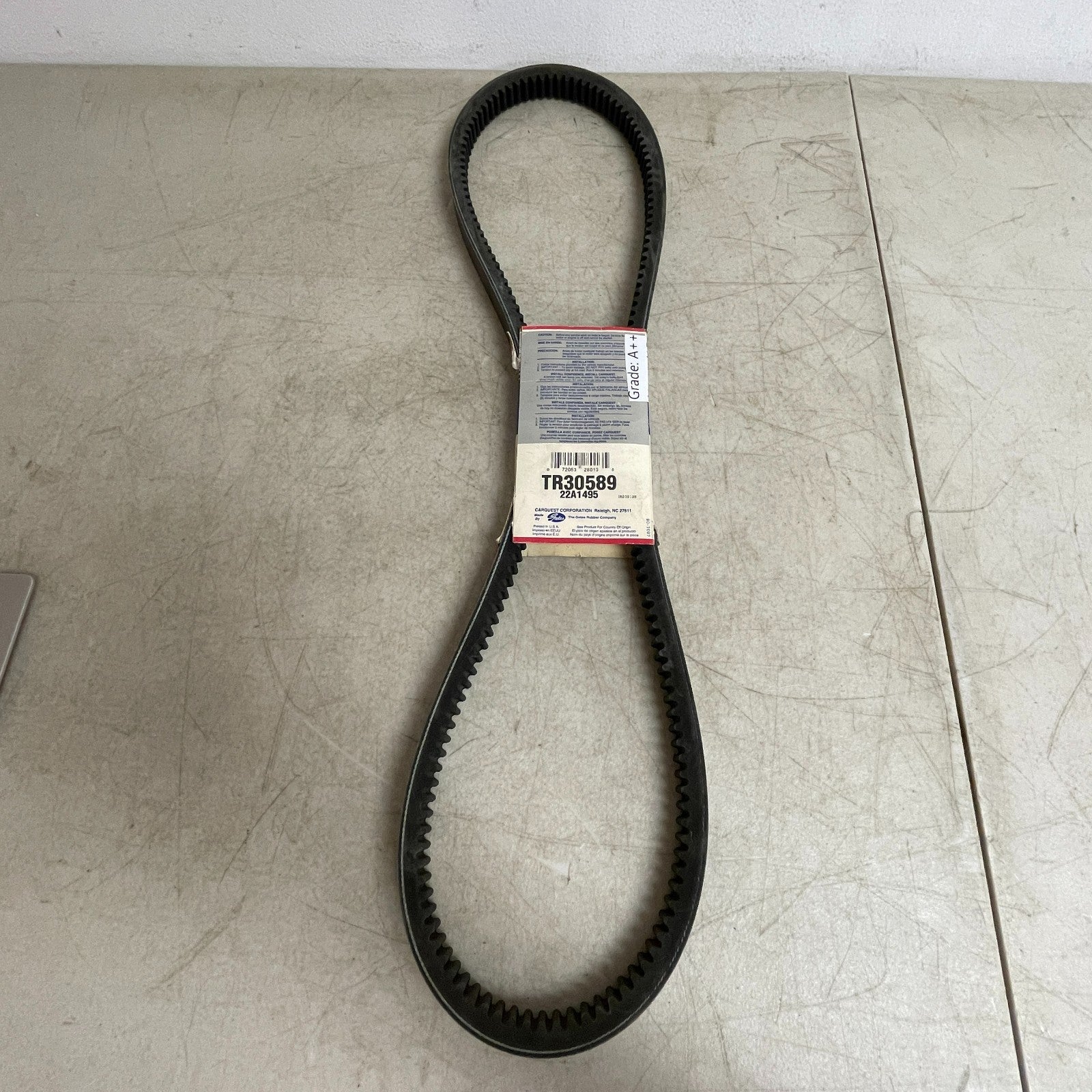 Carquest/TR Gates Green-Stripe Truck & Bus V-Belt 59.44" Outside TR30589