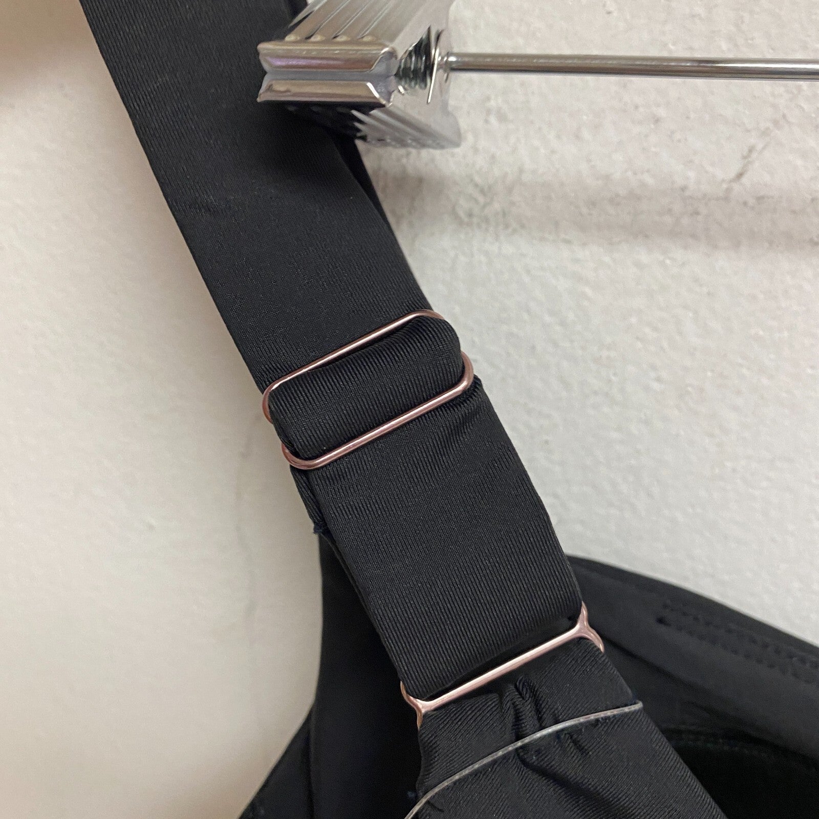 Calia Women's Swim Bikini Top Power Sculpt High Support Top Pure Black WSA22208