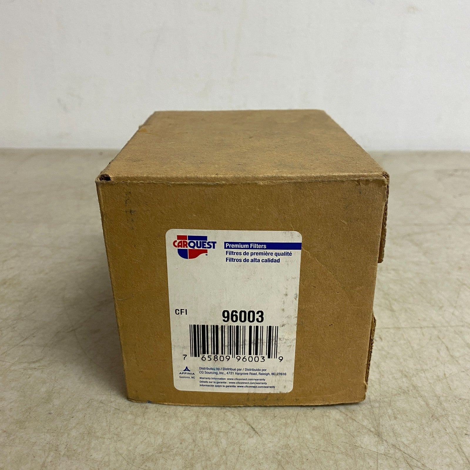 CARQUEST Fuel Filter Canister Metal Cartridge Black 96003