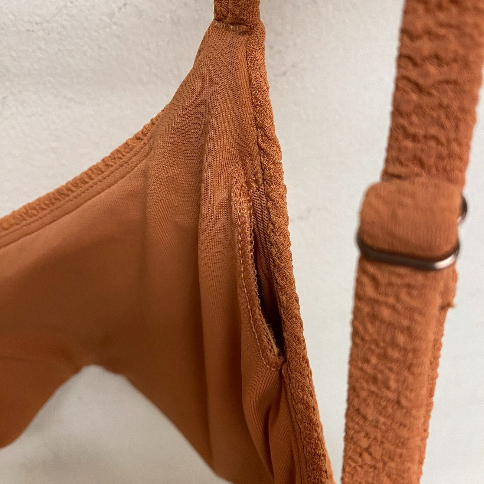 Calia Womens Tie Back Bikini Top Apricot Aura WSA23200