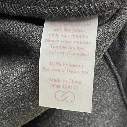 Calia Women's Patch Pocket Shacket Pure Black Solid WAX31371 Warm Long Sleeve