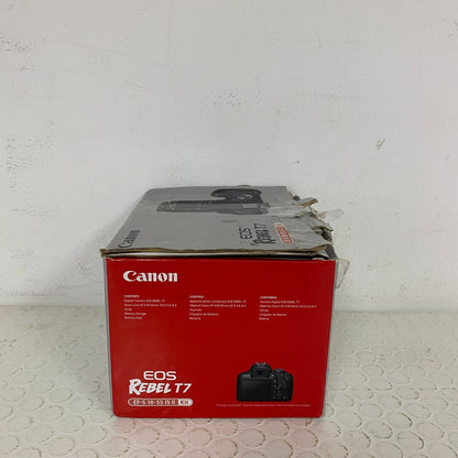 Canon EOS Rebel T7 DSLR w/ 18–55mm Lens Kit Black