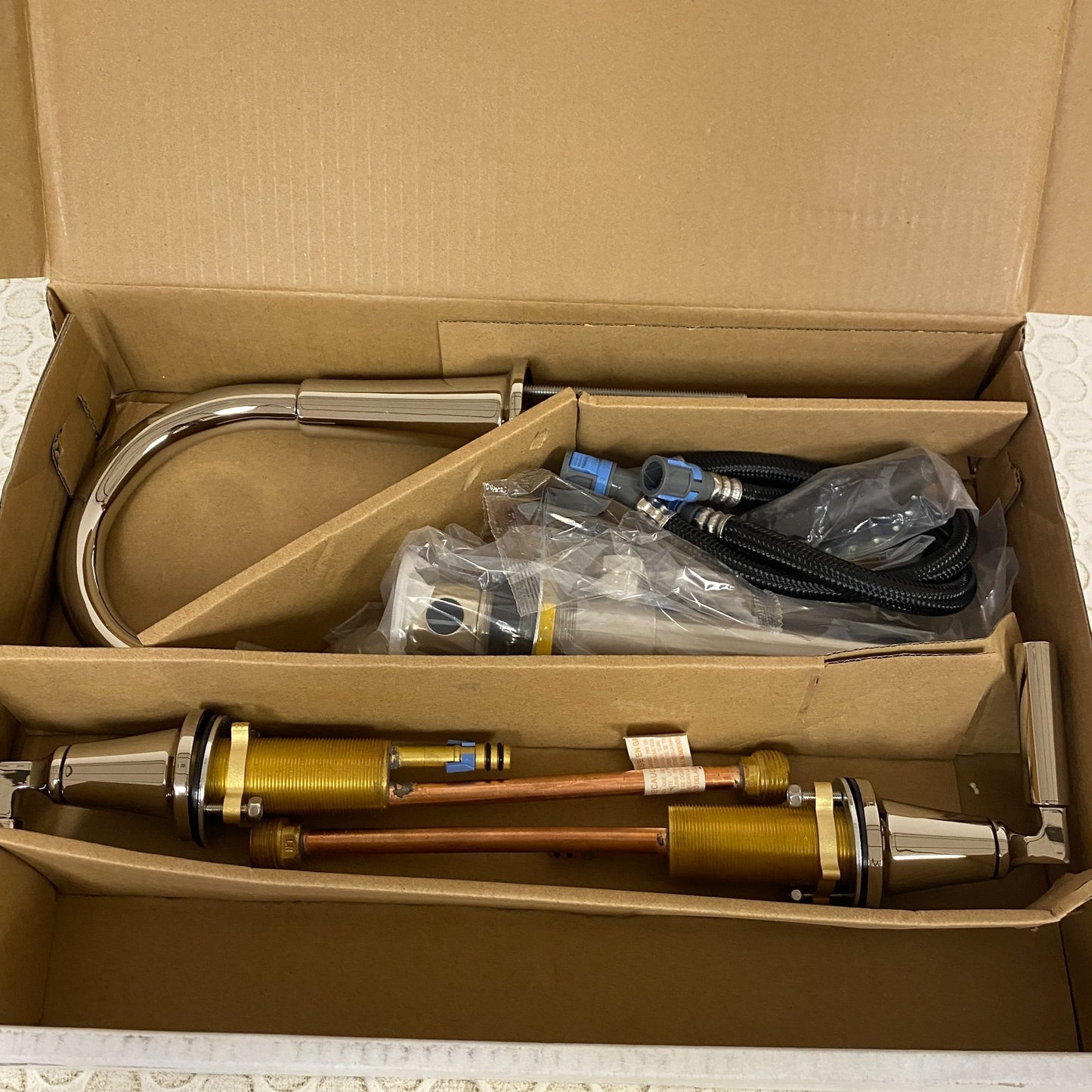 Delta Bowery 1.2 GPM Widespread Bathroom Faucet Polished Nickel