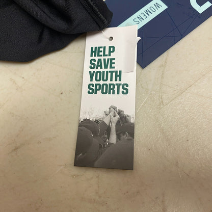 DSG Womans Compression Tank Sleeveless Pure Black Solid Relaxed DAW20506WP