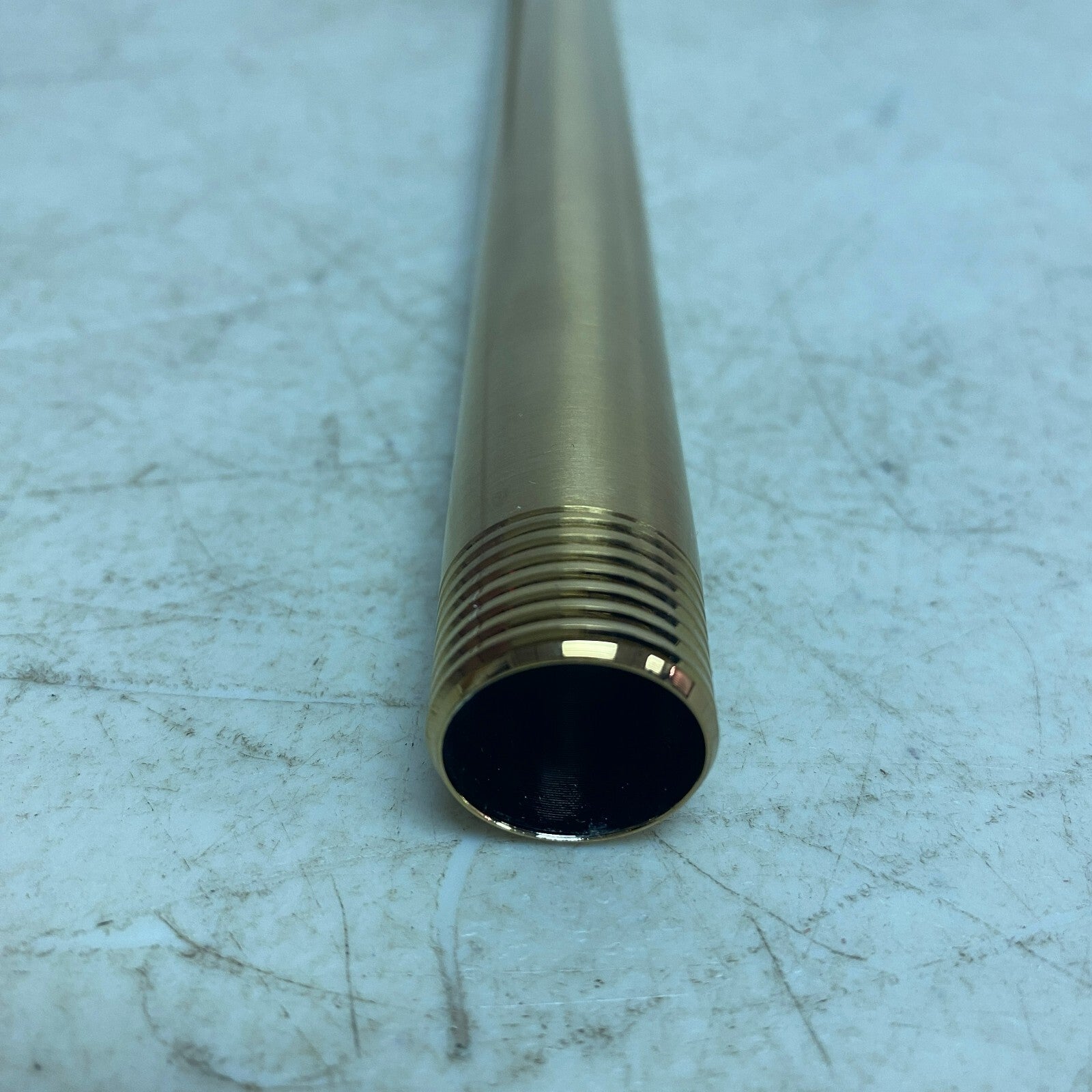 Signature Hardware 12'' Shower Arm & Flange - Brushed Gold SHRSA123BG