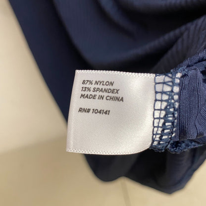 Lady Hagen Women's Smart Sleeveless Striped Polo Navy Blazer /White WGH11469 New