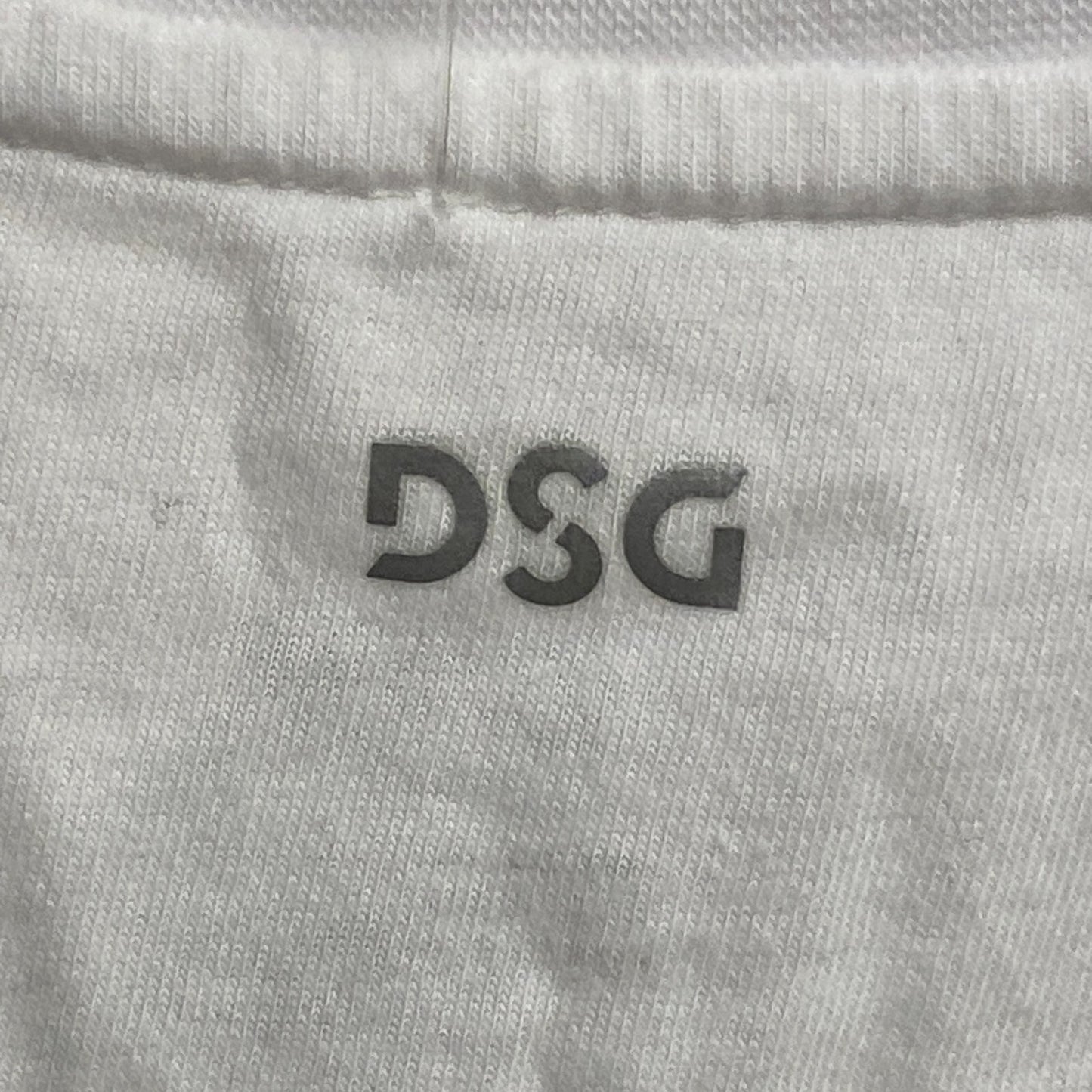 DSG Women's Everyday Cotton Fashion Relaxed Tank Round Neck Pure White DAW23302