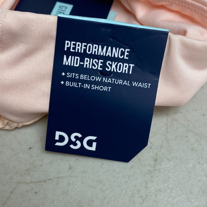 DSG Girls Performance Pleated Fashion Mid Rise Skort Cute Peach Milk DAG13110