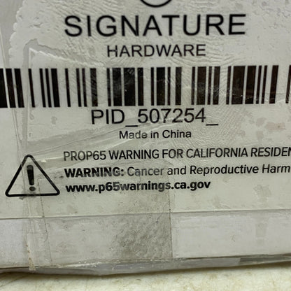 Signature Hardware POP UP STRAIGHT BATH DRAIN WITH 1-1/2" FLANGED PVC ADAPTER-C,