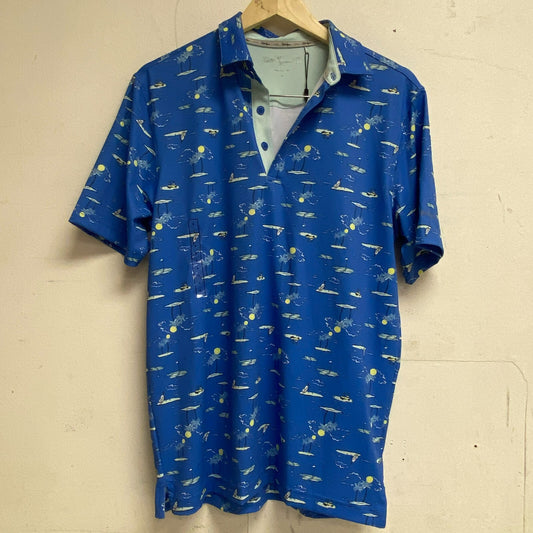 Walter Hagen Men's Performance Island Convo Printed Short Sleeve Golf MGA11494