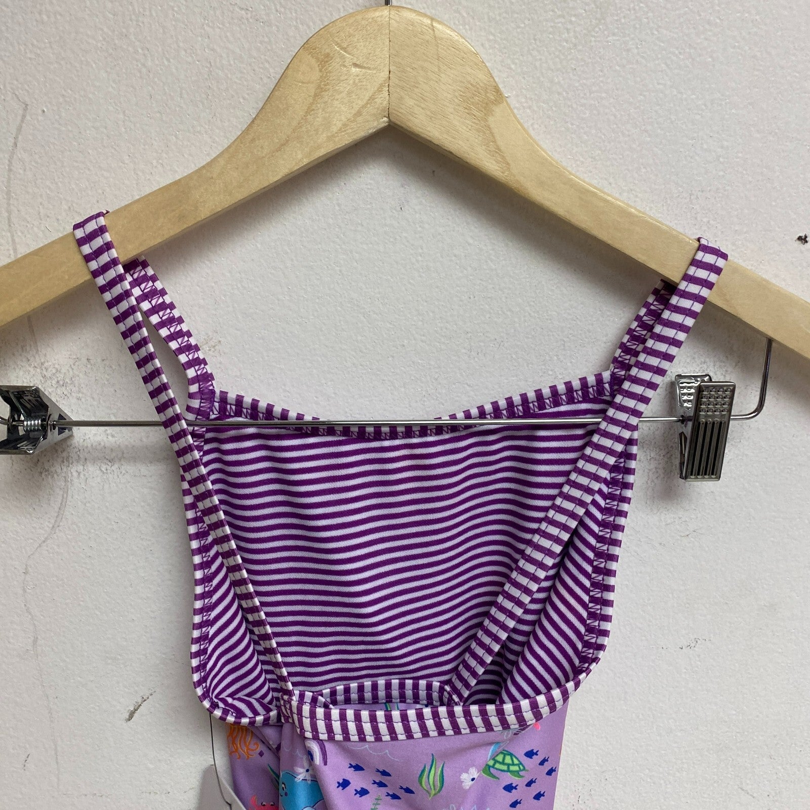 Dolfin Uglies Swimsuit Girl Kids Bathing Suit Purple Narwhal DS9510