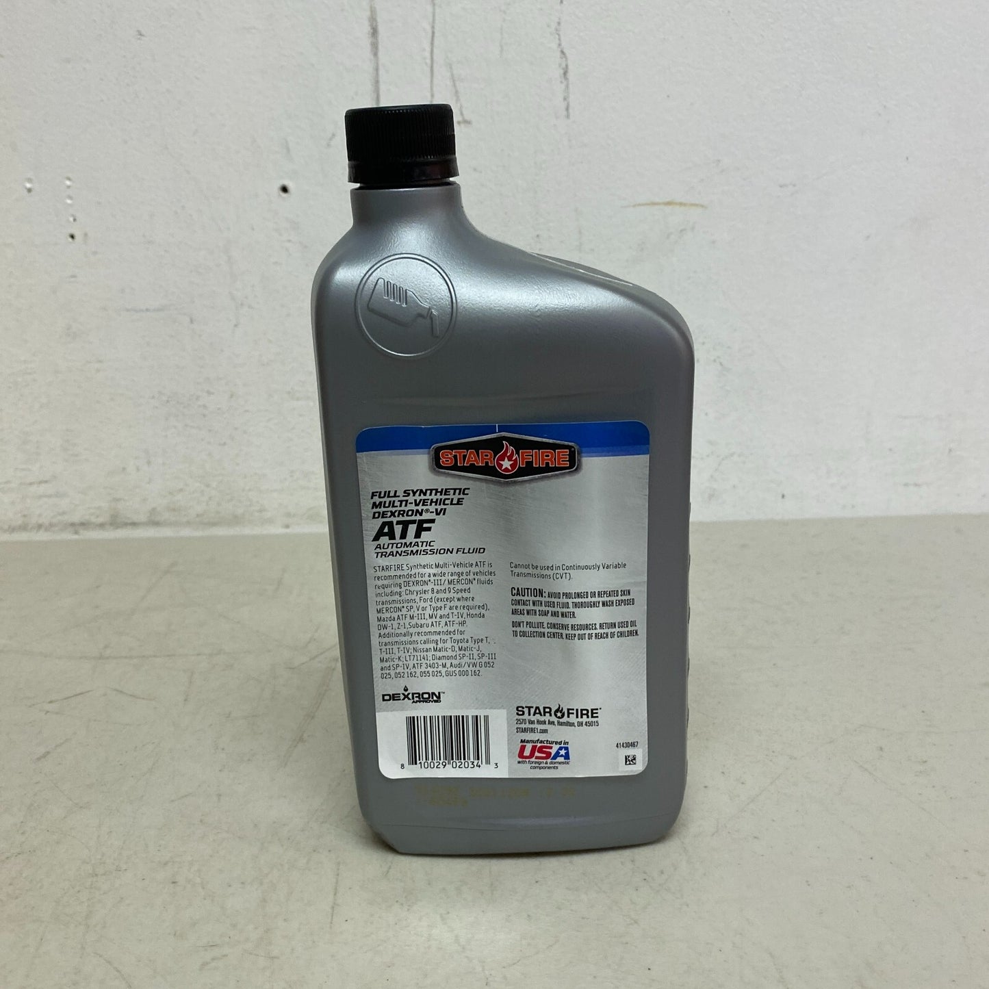 Star Fire Fully Synthetic Multi Vehicle Dexron-VI ATF Low Viscosity Automatic Tr