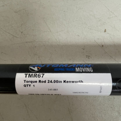 Automann TMR67 24" Torque Rod for Kenworth/Volvo Rear AG100 Suspension