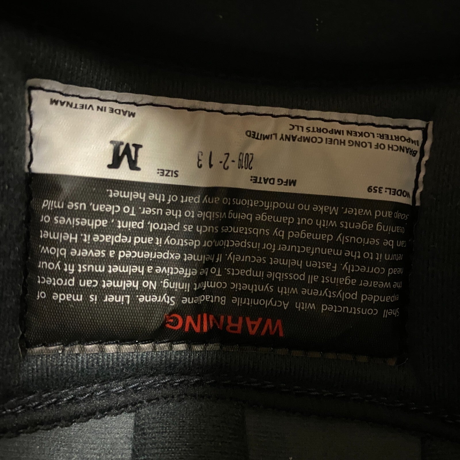 Fulmer 359 Motorcycle Helmet No Face Coverage Size Medium Color Mono Black