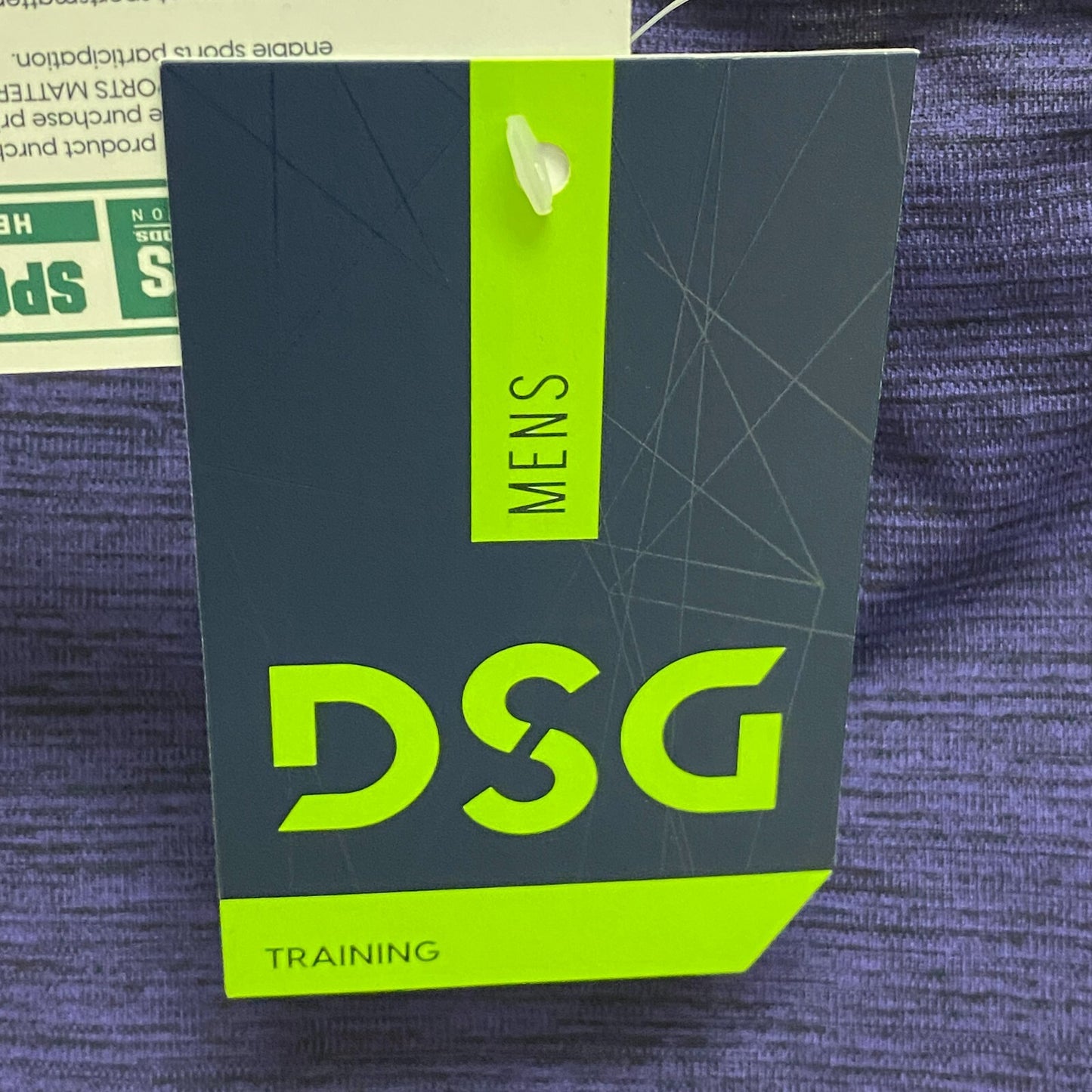 DSG Men's Movement Muscle Tank Midnight Purple/Black Solid Training DAM12115