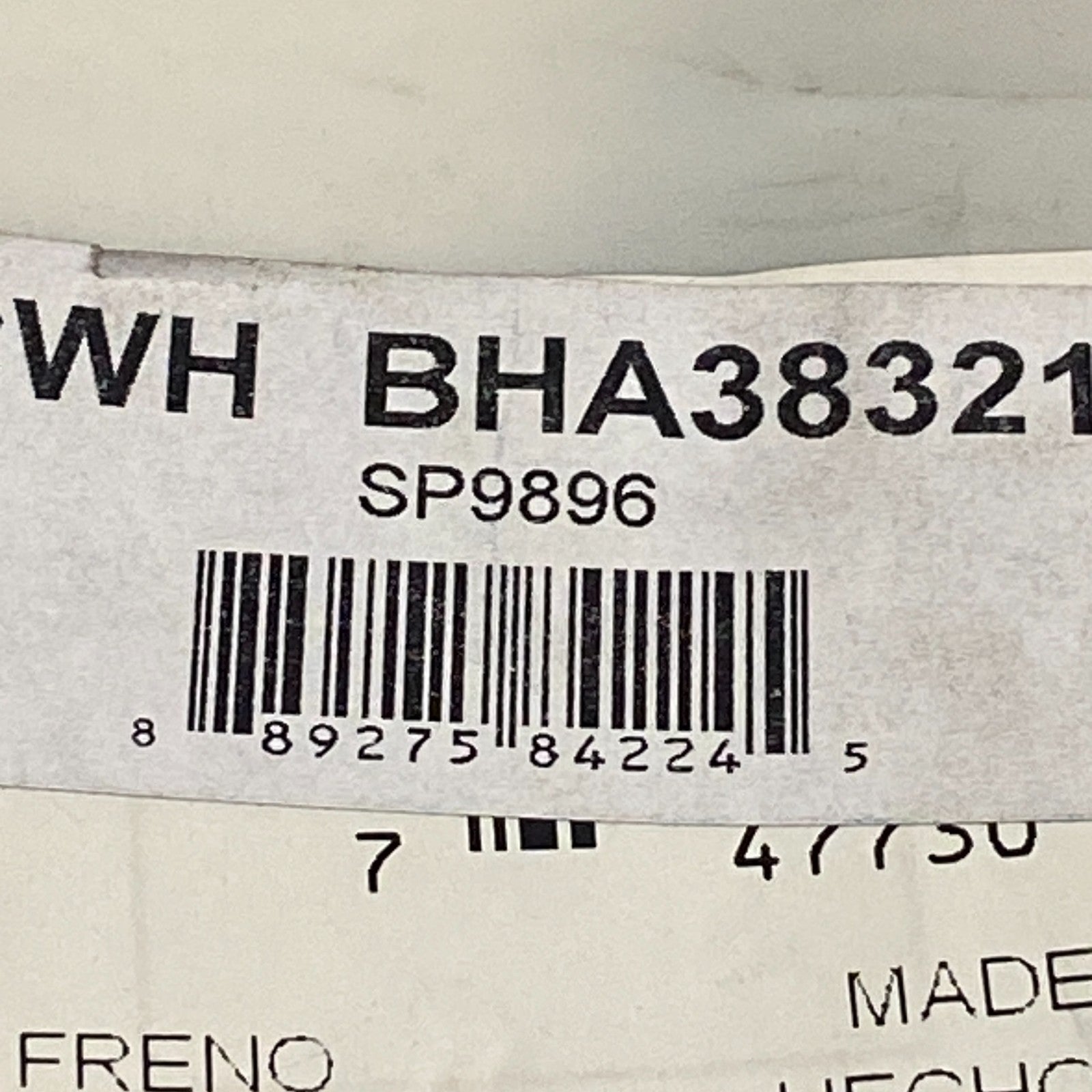 Carquest Wearever Brake Hose Assembly w/ Banjo Front BHA38321