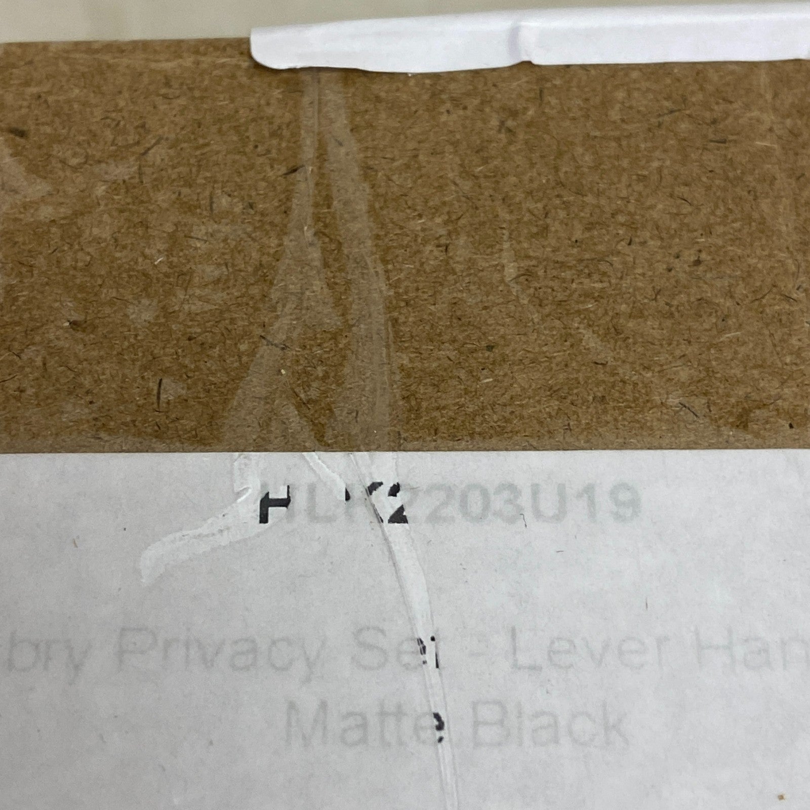 Signature Hardware Mabry Flat Lever Privacy Door Set Matte Black HLK2203U19