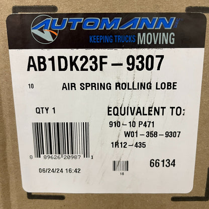 Automann Rolling-Lobe Air Spring Assembly – Model AB1DK23F-9307