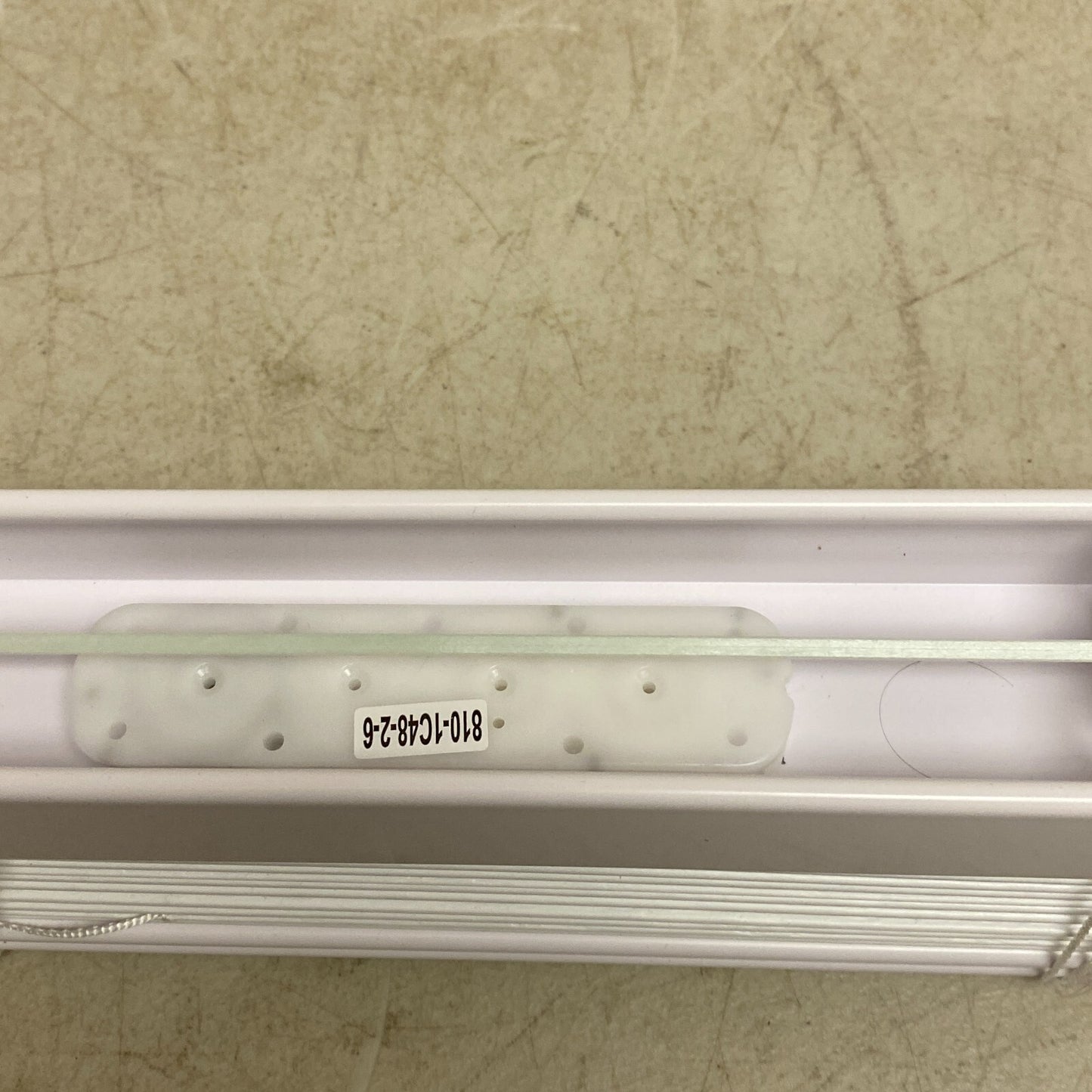 Allen+Roth 2in Room Darkening Cordless Faux Wood Blind White 23in X 42in